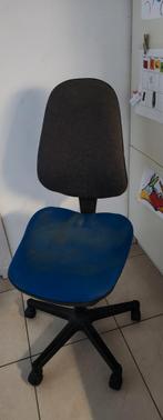 Blauwe bureaustoel - Gebruikt, Ophalen of Verzenden