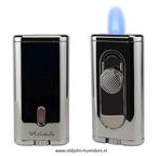 XIKAR SIGAARAANSTEKER VERANO FLAT JETFLAME GUNMETAL    sas59, Verzenden, Nieuw, Aansteker