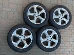 Goede set all season banden op gebruikte 17” Peugeot velgen, Auto-onderdelen, Banden en Velgen, Ophalen, Banden en Velgen, 17 inch