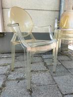 4x Louis Ghost Stoelen + kruk : Philip Starck / Kartell, Huis en Inrichting, Stoelen, Ophalen, Gebruikt, Vier