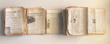 Partij diverse oorlogskranten Utrechtsch Dagblad/Nieuwsblad beschikbaar voor biedingen
