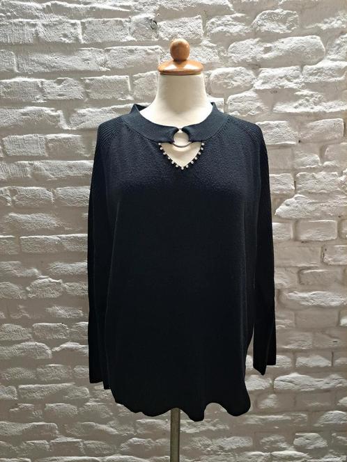 Pina Lia Trui Maat 42, Kleding | Dames, Truien en Vesten, Zo goed als nieuw, Maat 42/44 (L), Zwart, Verzenden