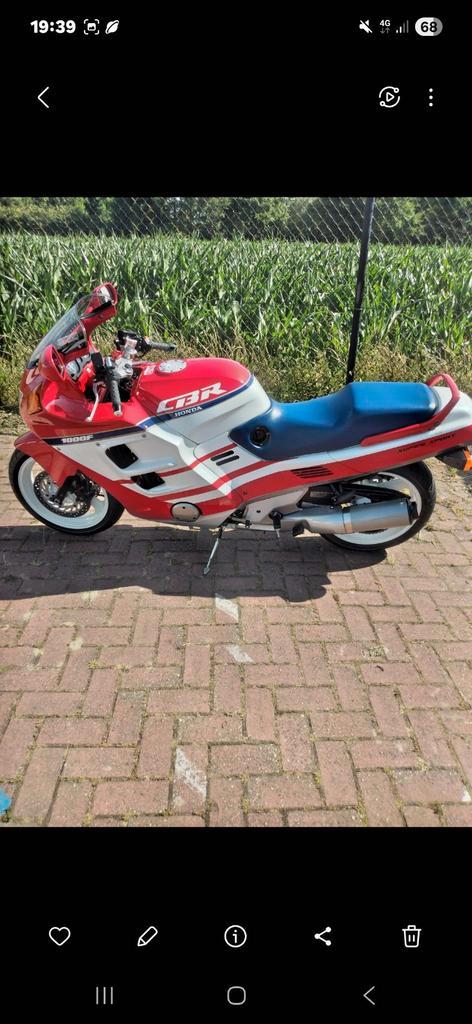 Honda cbr 1000f in nieuwstaat. Uniek., Motoren, Motoren | Honda, Particulier, Ophalen