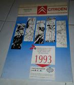 Citroën werkplaatskalender 1993, Ophalen, Gebruikt, Overige typen
