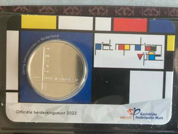 Coincard UNC Piet Mondriaan Vijfje 2022 beschikbaar voor biedingen