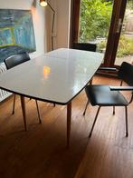 Uitschijfbare eettafel wit blad, Ophalen, Overige materialen, Gebruikt, 100 tot 150 cm