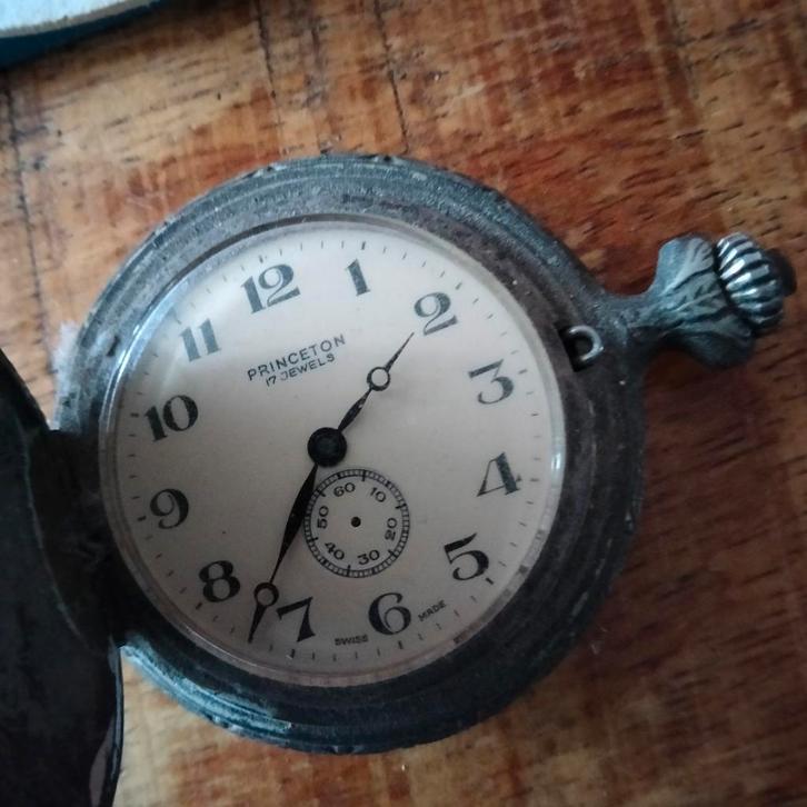 Vintage Princeton Zakhorloge, Antiek en Kunst, Antiek | Klokken, Ophalen