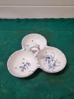 serveerschaal blauw wit geschilderd antiek, Huis en Inrichting, Woonaccessoires | Schalen en Manden, Ophalen of Verzenden, 'T Olde Gre-j