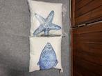 2 sierkussens met zeedieren van Decoris Home NIEUW, Ophalen of Verzenden, Nieuw, Vierkant