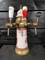 Amstel Bier tap porselein enkele kraan (FH6100) Ophalen SVP., Ophalen, Gebruikt, Reclamebord, Plaat of Schild, Amstel