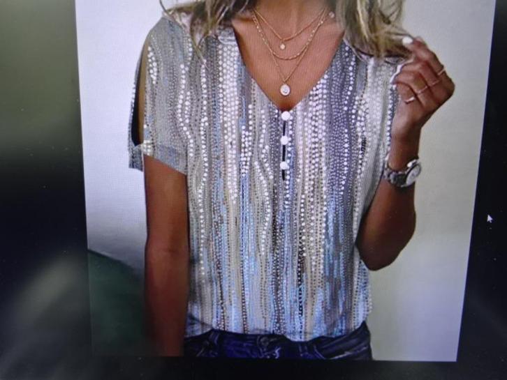 NIEUW in verpakking! Super lekker zittende blouse / maat L, Kleding | Dames, Blouses en Tunieken, Nieuw, Maat 42/44 (L), Overige kleuren