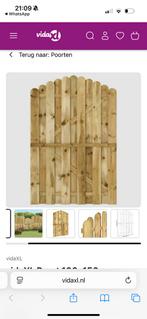 Tuindeur, Tuin en Terras, Ophalen of Verzenden, Zo goed als nieuw, Hout