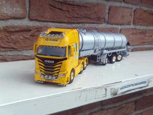 WSI  Iveco  S - Way AS  High  van  Solumera., Hobby en Vrije tijd, Modelauto's | 1:50, Nieuw, Bus of Vrachtwagen, Wsi, Ophalen of Verzenden