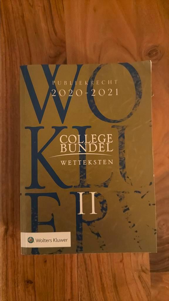 Collegebundel 2020-2021, Boeken, Wetenschap, Zo goed als nieuw, Verzenden