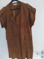 Suede jurk, Kleding | Dames, Bruin, Maat 42/44 (L), Ophalen of Verzenden, Zo goed als nieuw