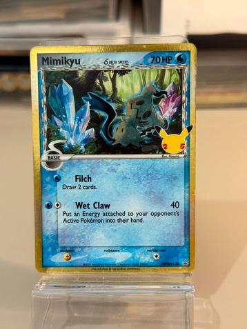 Mimikyu Delta Species SWSH136 Promo Pokemon kaart beschikbaar voor biedingen