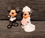 Mickey en minnie mouse, Ophalen of Verzenden, Overige figuren, Zo goed als nieuw, Beeldje of Figuurtje