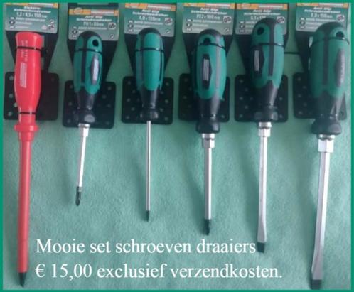 Partij handel 4 Bruder Manesmann schroevendraaier 2 kruiskop, Doe-het-zelf en Verbouw, Gereedschap | Handgereedschap, Nieuw, Verzenden