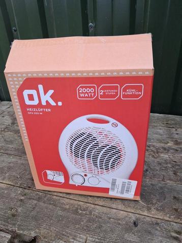 OK. Heizlüfter OFH 203-W -  zgan in doos! beschikbaar voor biedingen