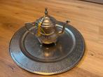Marokkaanse theepot met dienblad - Handgemaakt, Ophalen of Verzenden