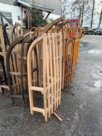 Vintage houten slee | Sleetje | Antieke Slee | Krulslee, Ophalen
