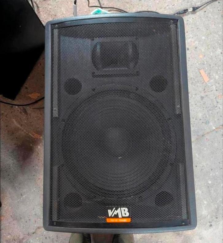 ✅VMB speakerset met mixer actief compleet, Audio, Tv en Foto, Luidsprekers, Gebruikt, Overige typen, 120 watt of meer, Overige merken