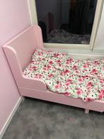 Roze Kinderbed, Kinderen en Baby's, Kinderkamer | Bedden, Ophalen, Gebruikt, 70 tot 85 cm, 140 tot 160 cm