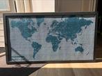 Wereldkaart pinworld, Ophalen, Schilderij