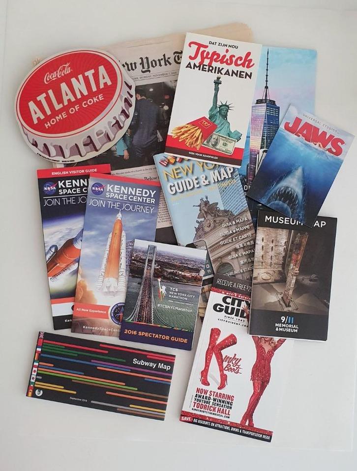 Allerlei spulletjes over en uit Amerika, Verzamelen, Complete verzamelingen en Collecties, Ophalen of Verzenden