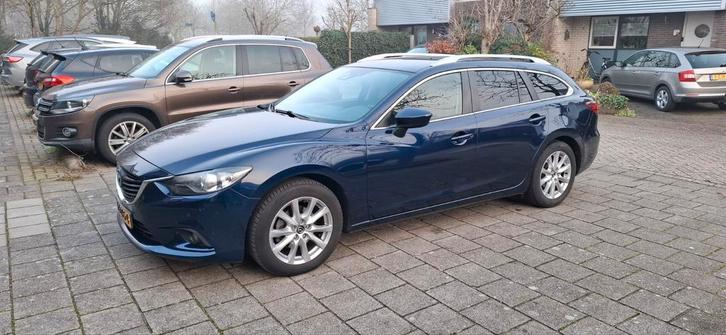 Mazda 6 2.0 Sportbreak TS+ Lease pack 2012 + trekhaak, Auto's, Mazda, Particulier, ABS, Achteruitrijcamera, Adaptieve lichten