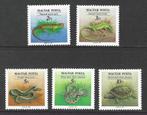 Hongarije 4035-4039 Reptielen slang hagedis e.a. fauna 1989, Dier of Natuur, Verzenden, Postfris