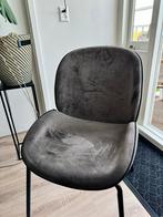 Stoel eetkamerstoel dublino loods5 bruin velvet fluweel, Ophalen of Verzenden, Zo goed als nieuw, Bruin, Eén