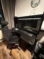 Bureau Fredde + Bureaustoel - Matchspel IKEA, Huis en Inrichting, Bureaus, Ophalen, Met wielen, Gebruikt, Bureau