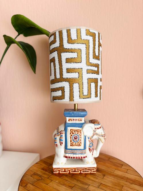 Olifanten lamp, Huis en Inrichting, Lampen | Tafellampen, Gebruikt, Minder dan 50 cm, Ophalen of Verzenden