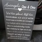 Leuk tekstbord voor bij opa en oma, Ophalen, Zo goed als nieuw