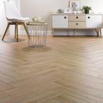 Waterbestendig Visgraat Laminaat Chene Calisson 525 8mm dik, Bruin, 75 m² of meer, Nieuw, Ophalen of Verzenden