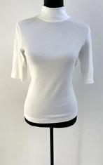 NIEUW! Marc Cain Sports 2025 t-shirt colshirt creme wit 38, Kleding | Dames, Maat 38/40 (M), Verzenden, Wit, Nieuw