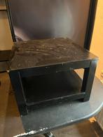Zwart bijzettafeltje - 70x70 cm, Ophalen, Gebruikt, Vierkant, 55 tot 75 cm