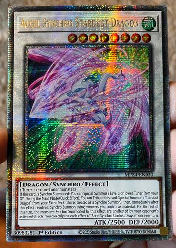 Yu-Gi-Oh! Accel Synchro Stardust Dragon MP24 1st QCR Promo ! beschikbaar voor biedingen