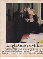 Retro reclame 1980 Melk zuivel te vinden bij de melkman, Overige typen, Ophalen of Verzenden