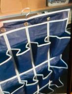 Vakkentasje organizer tent boot kast 42 x 75 cm blauw wit, Caravans en Kamperen, Ophalen, Zo goed als nieuw, Overige