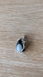 Sneeuwvlok Obsidiaan hanger., Ophalen of Verzenden, Nieuw, Zilver, Overige materialen