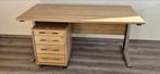 Bureau met ladeblok, Ophalen, Met wielen, Gebruikt, Bureau