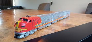 Marklin F7 Santa Fe 'Super Chief' A-B-B 3 delig sound usa beschikbaar voor biedingen