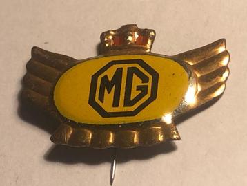 Metalen MG Automerk Speld (Geel/Zwart/Goudkleur).