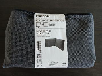Ikea Froson, hoes rugkussen hoekeenheid, 62/52x44 cm. beschikbaar voor biedingen