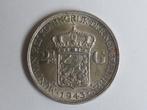Rijksdaalder Wilhelmina 1943, Postzegels en Munten, Munten | Nederland, Zilver, Ophalen of Verzenden, Koningin Wilhelmina, Losse munt