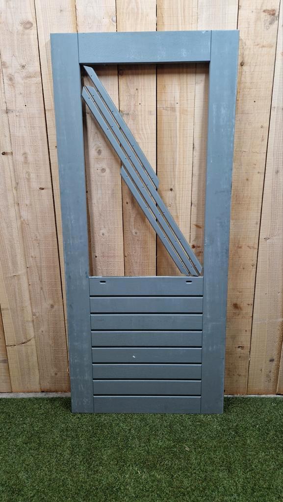 Hardhouten deur 2x nieuw, Tuin en Terras, Schuttingen, Nieuw, Hout, Minder dan 3 meter, Ophalen of Verzenden