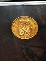 Gouden tientje 1876 FDC, Postzegels en Munten, Goud, Ophalen of Verzenden, Koning Willem III, 10 gulden