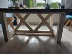 Onderstel eetkamertafel, Riviera Maison Style, kleur wit., Huis en Inrichting, Tafels | Sidetables, Gebruikt, 75 cm of meer, Ophalen of Verzenden